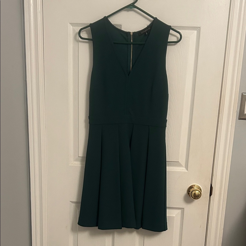 Dynamite Dark Green Midi Dress